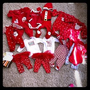 Baby’s first Christmas lot of outfits